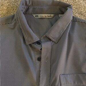 Travis Mathew Gingham Button-Up Shirt